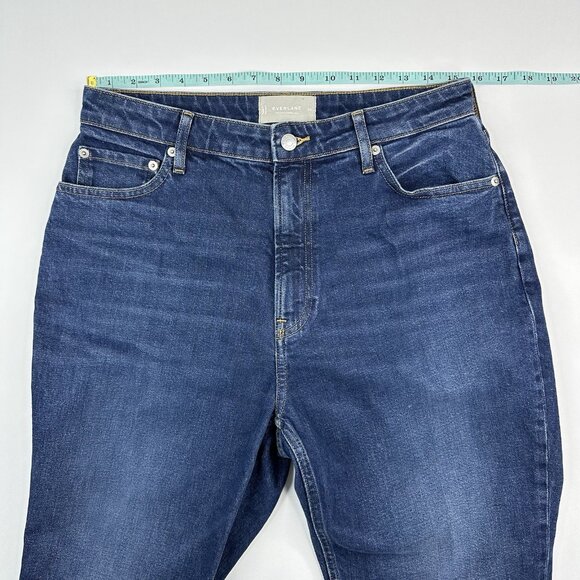 Everlane Women's Blue The Curvy Cheeky Straight Leg Designer Jean W31.25/L27 S - Picture 9 of 13